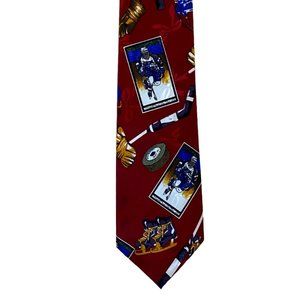 Hockey Hand Made Novelty Tie